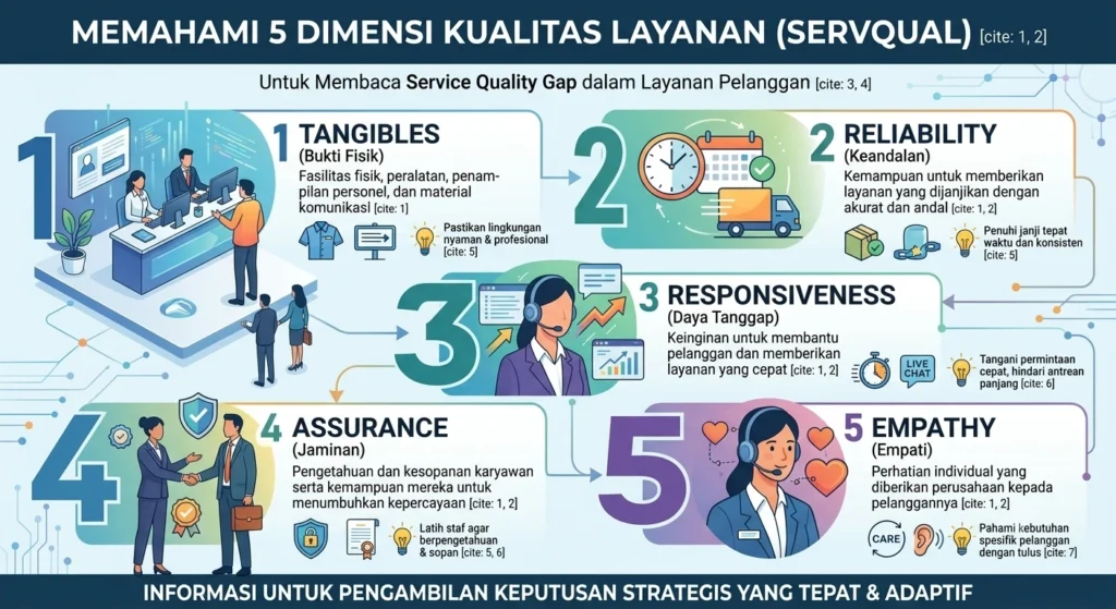 Menyelesaikan Service Quality Gap dengan Metode SERVQUAL