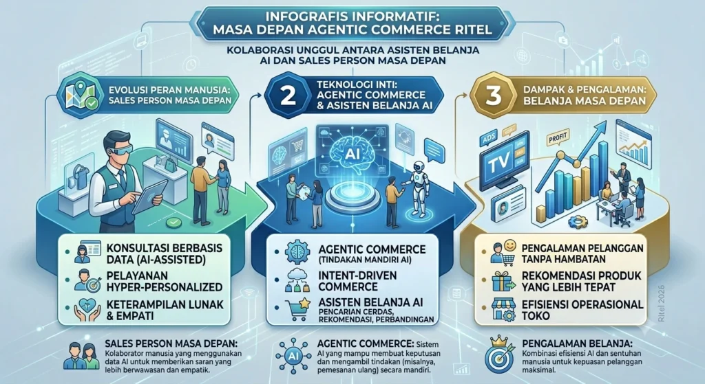 Agentic Commerce Dari Chatbot ke Salesperson, AI Mengubah Cara Konsumen Berbelanja