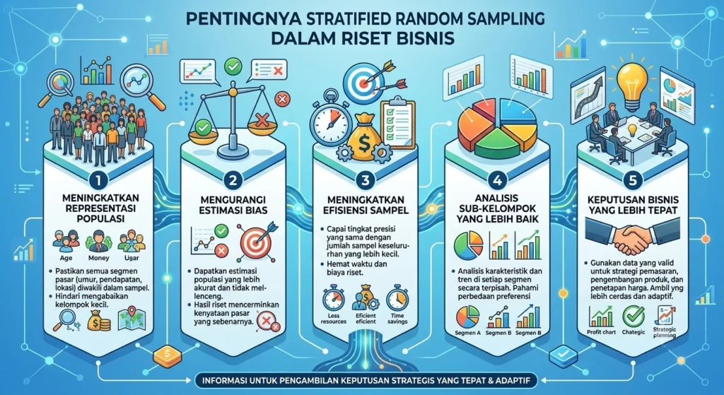 Menerapkan Stratified Random Sampling