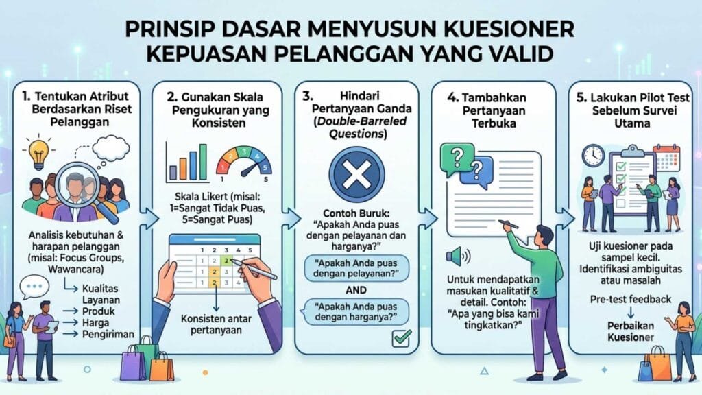 Cara Menyusun Kuesioner Survei Kepuasan Pelanggan yang Valid