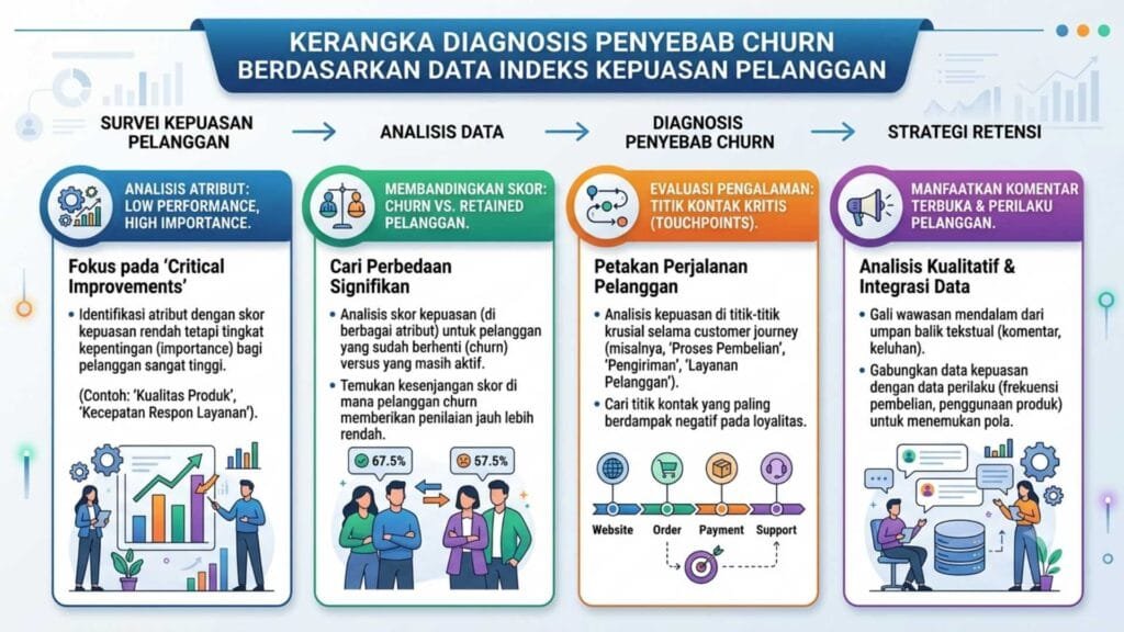 Indeks Kepuasan Pelanggan Bisa Ungkap Alasan Pelanggan Churn